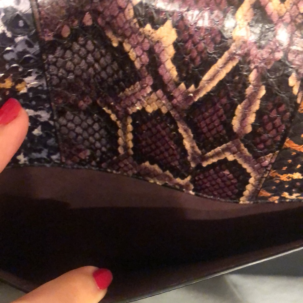 Coach TABBY Snakeskin Shoulder Bag - Picture 9 of 11